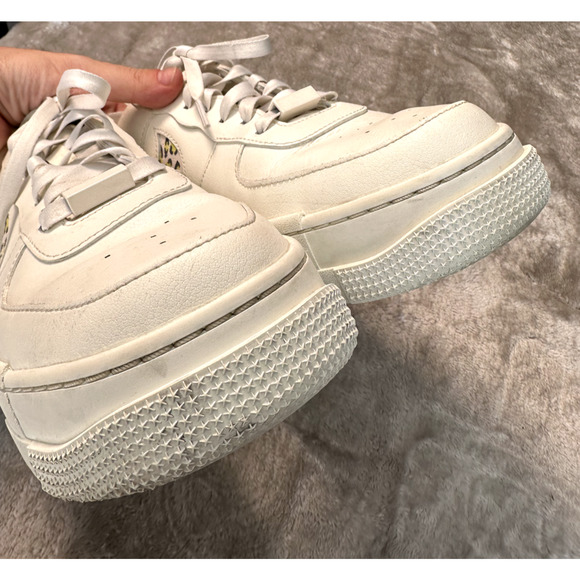 Nike Air Force 1 Pixel SE Platform Sneakers Lemon Twist Leopard Womens Size 11 - Picture 7 of 9